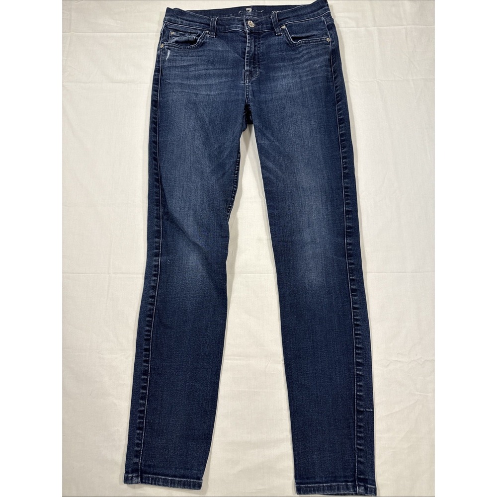 JEANS SKINNY 7 For all Mankind Givenevere WOMEN 28 DARK WASH